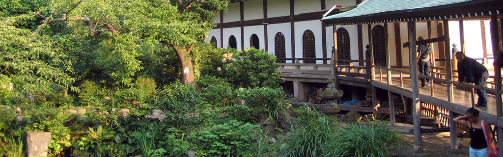 Temple and gardens